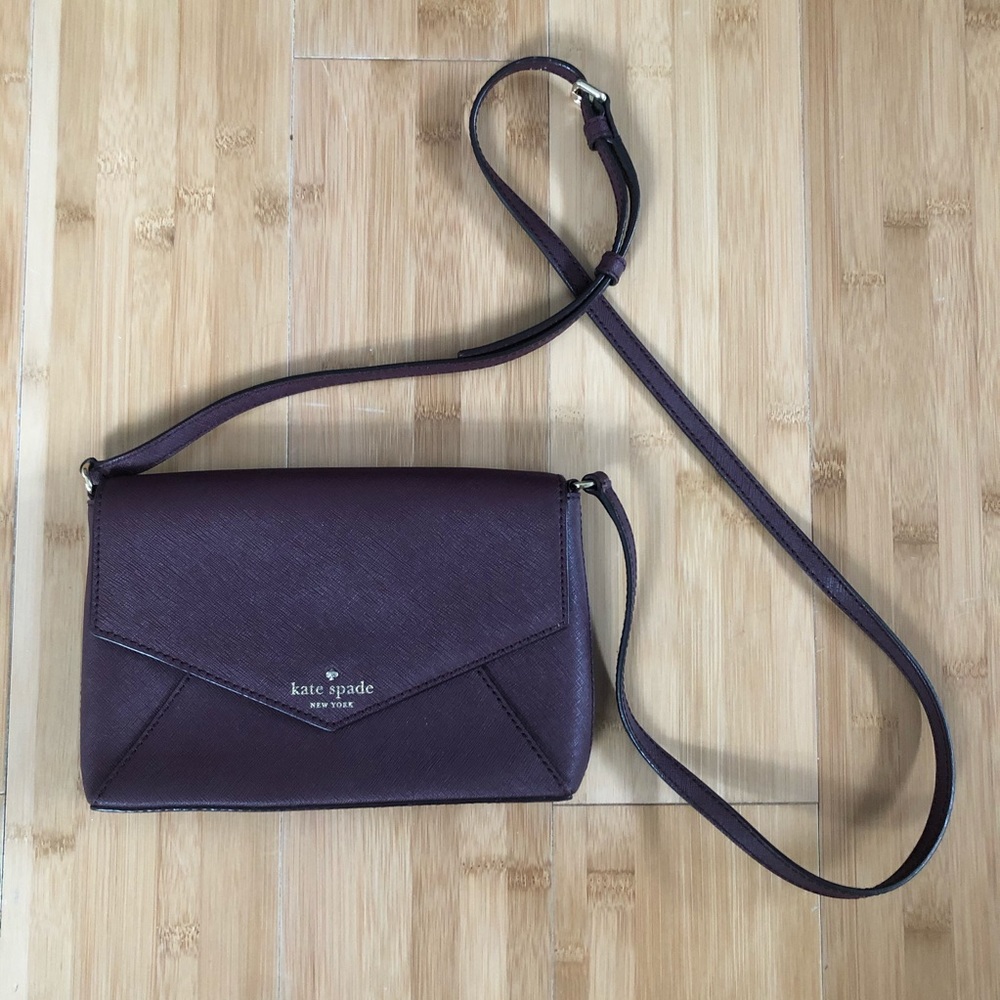 Burgundy Kate Spade Satchel/Crossbody Bag - Picture 11 of 11